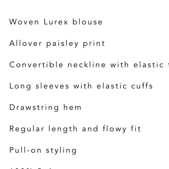 Paisley Blouse - Picture 5 of 5